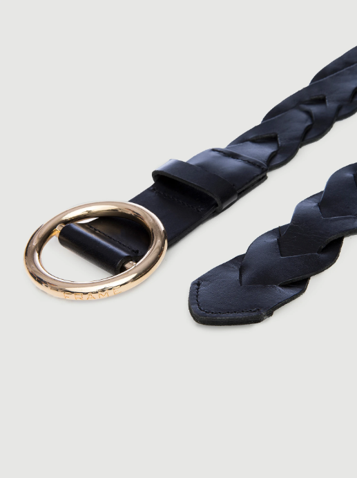Braided O Ring Wrap Belt