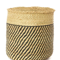 Iringa Stripe Weave Basket