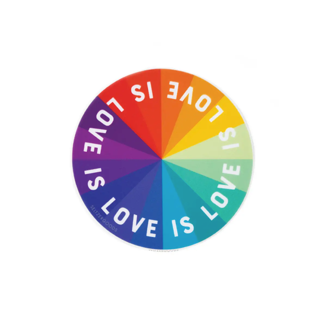 Love Color Wheel Sticker