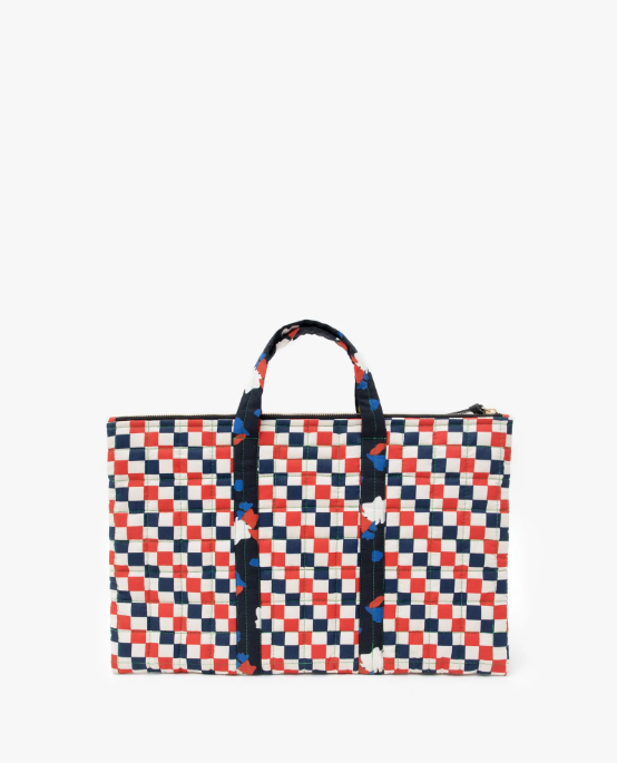 Checker Laptop Case – Slate