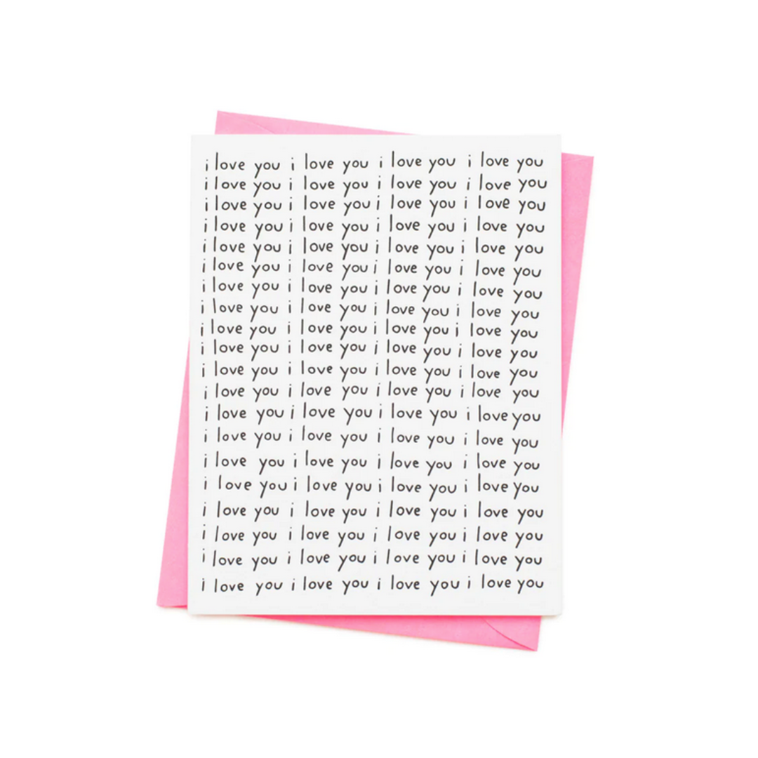I Love You On Repeat Card